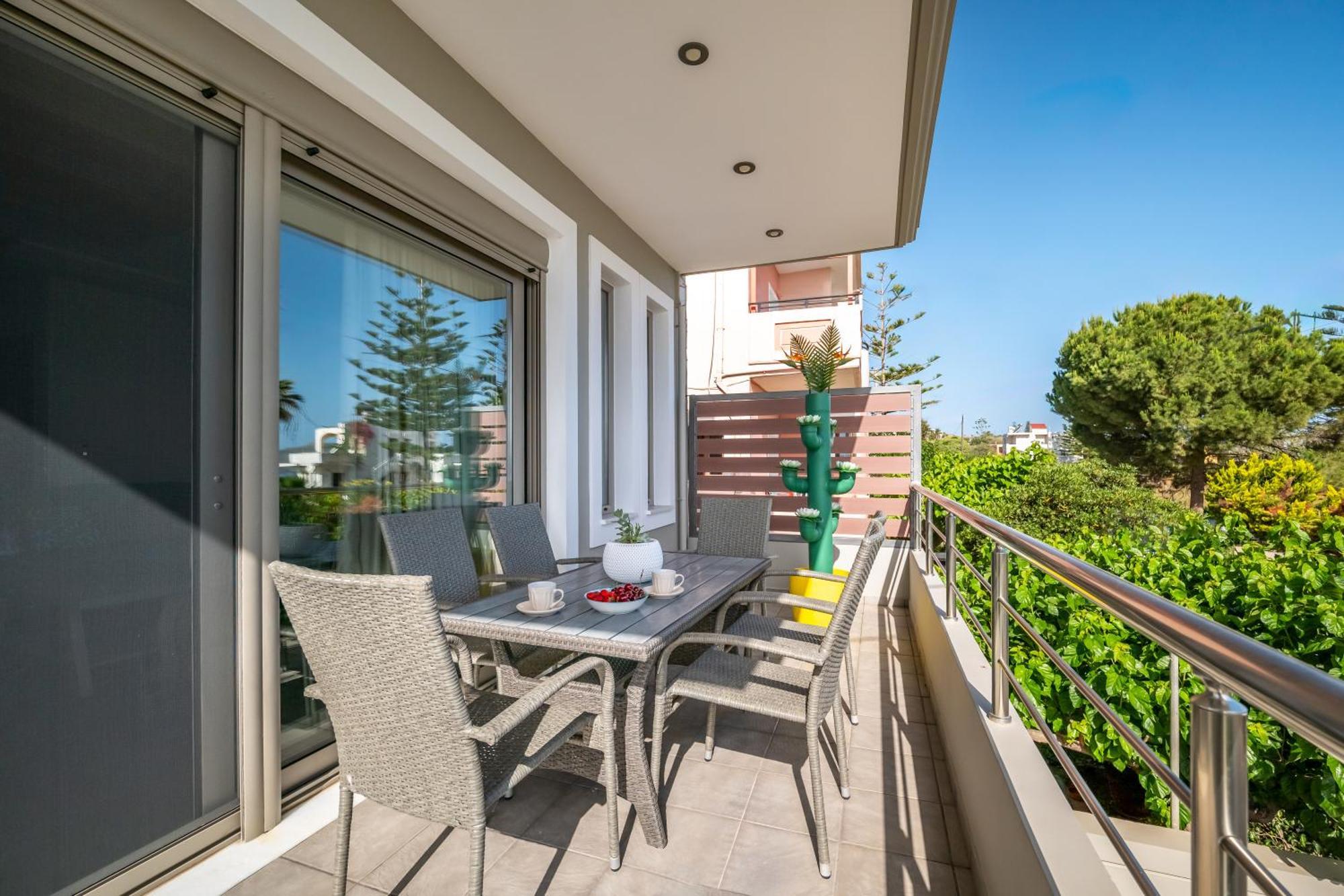 Aria Sea View, Chania Stalos Exterior foto
