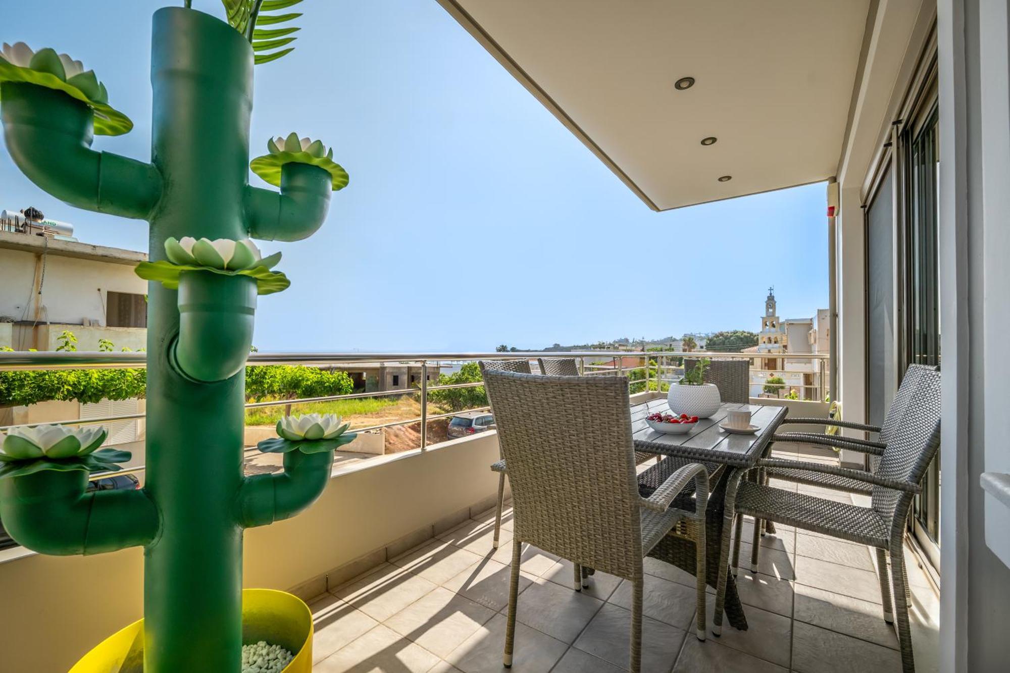 Aria Sea View, Chania Stalos Exterior foto
