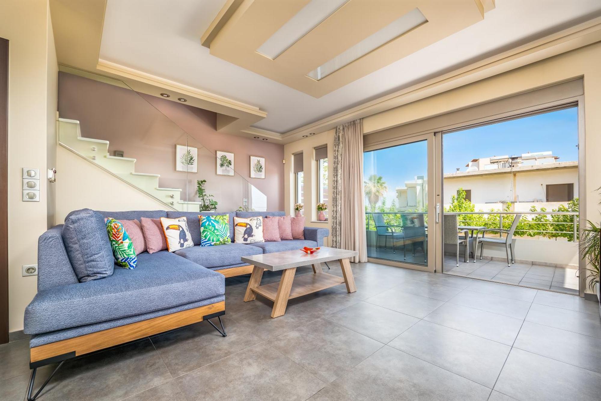 Aria Sea View, Chania Stalos Exterior foto