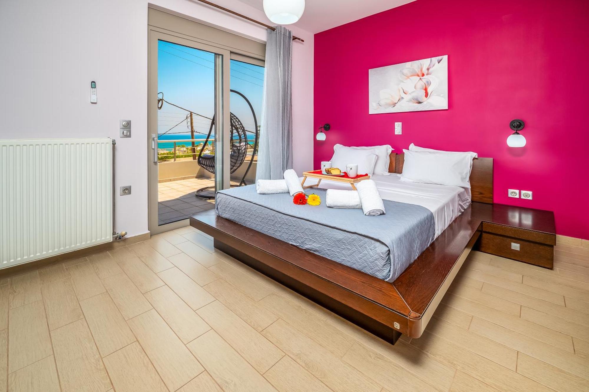Aria Sea View, Chania Stalos Exterior foto