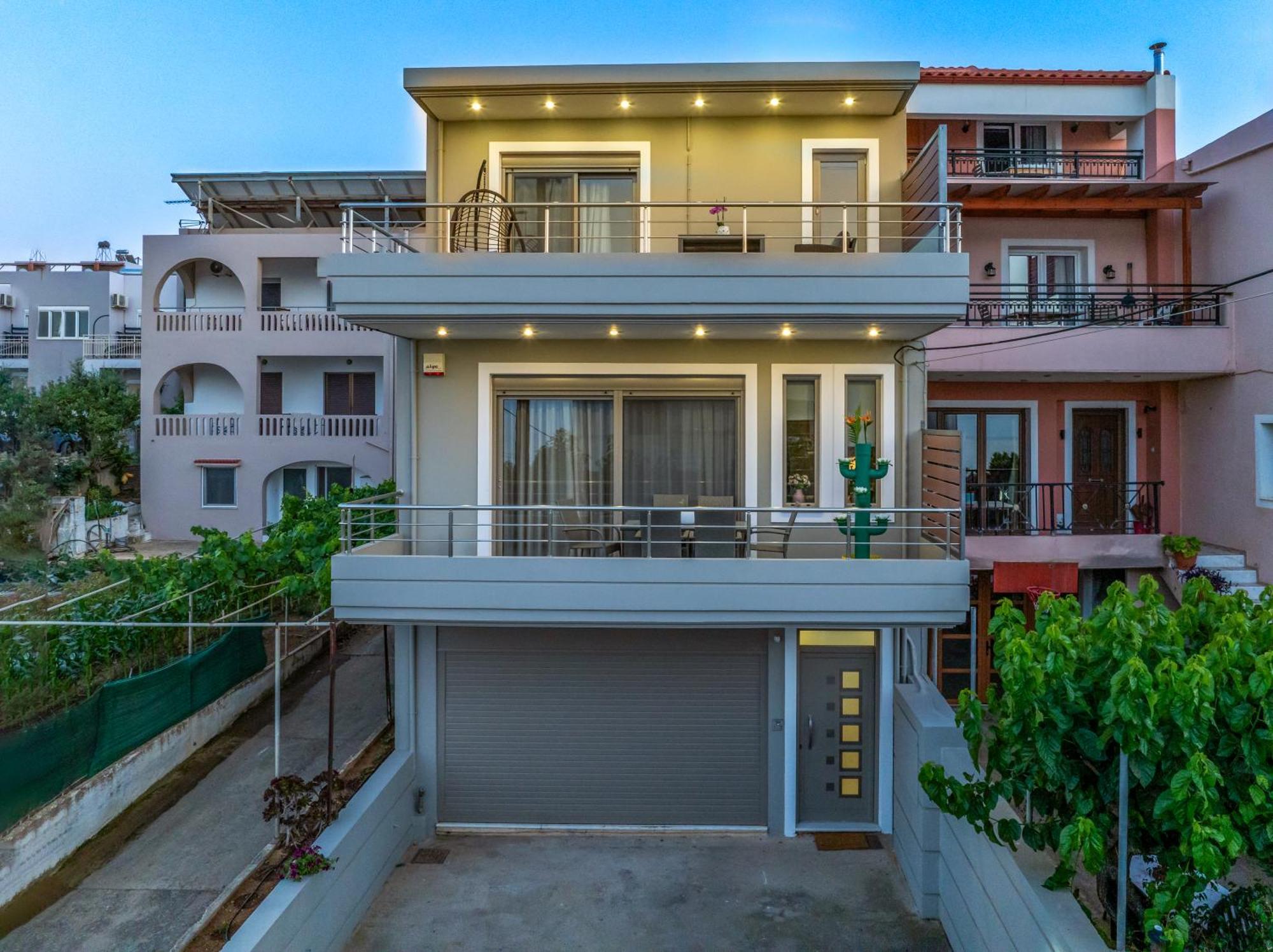 Aria Sea View, Chania Stalos Exterior foto