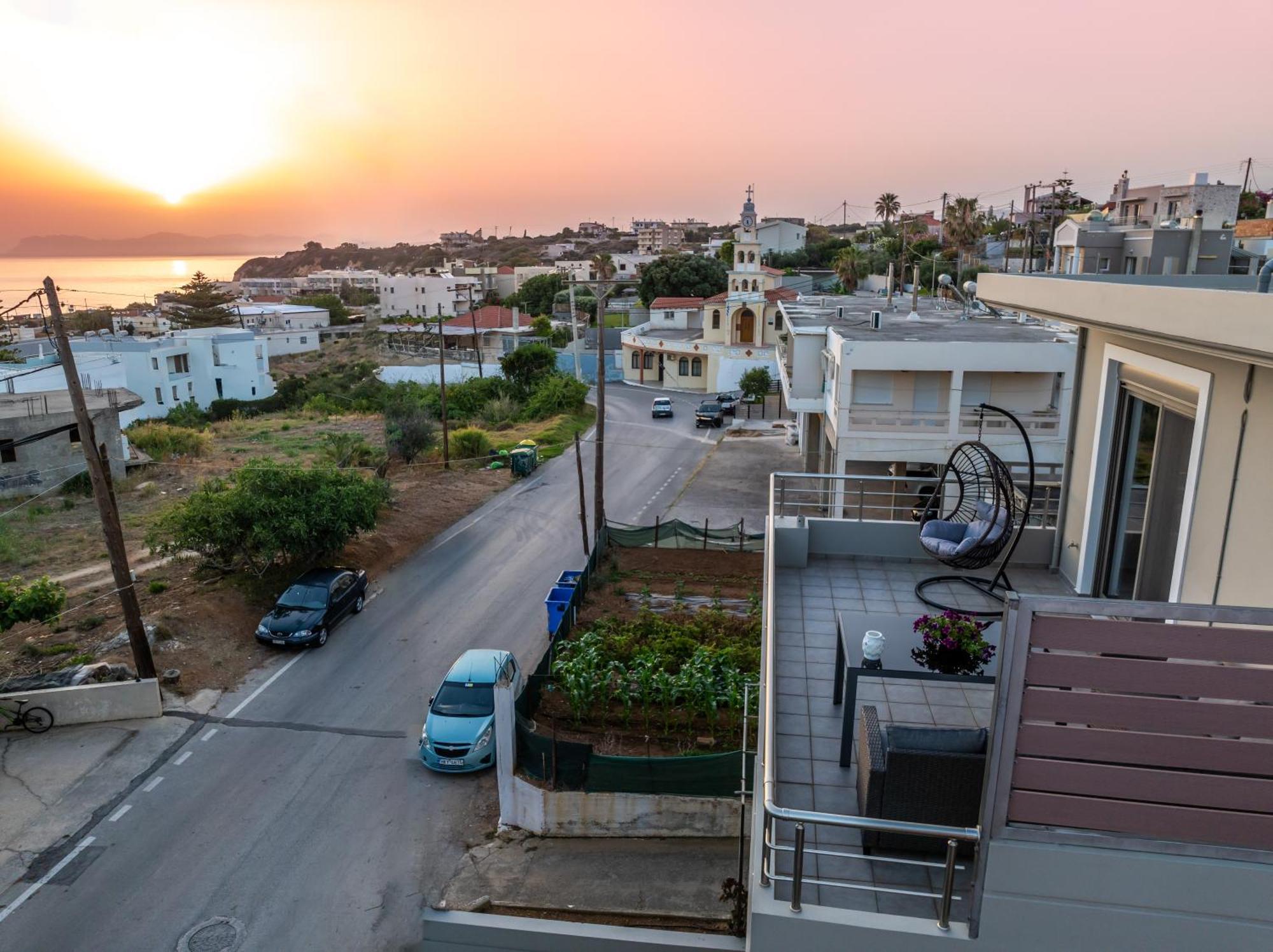 Aria Sea View, Chania Stalos Exterior foto