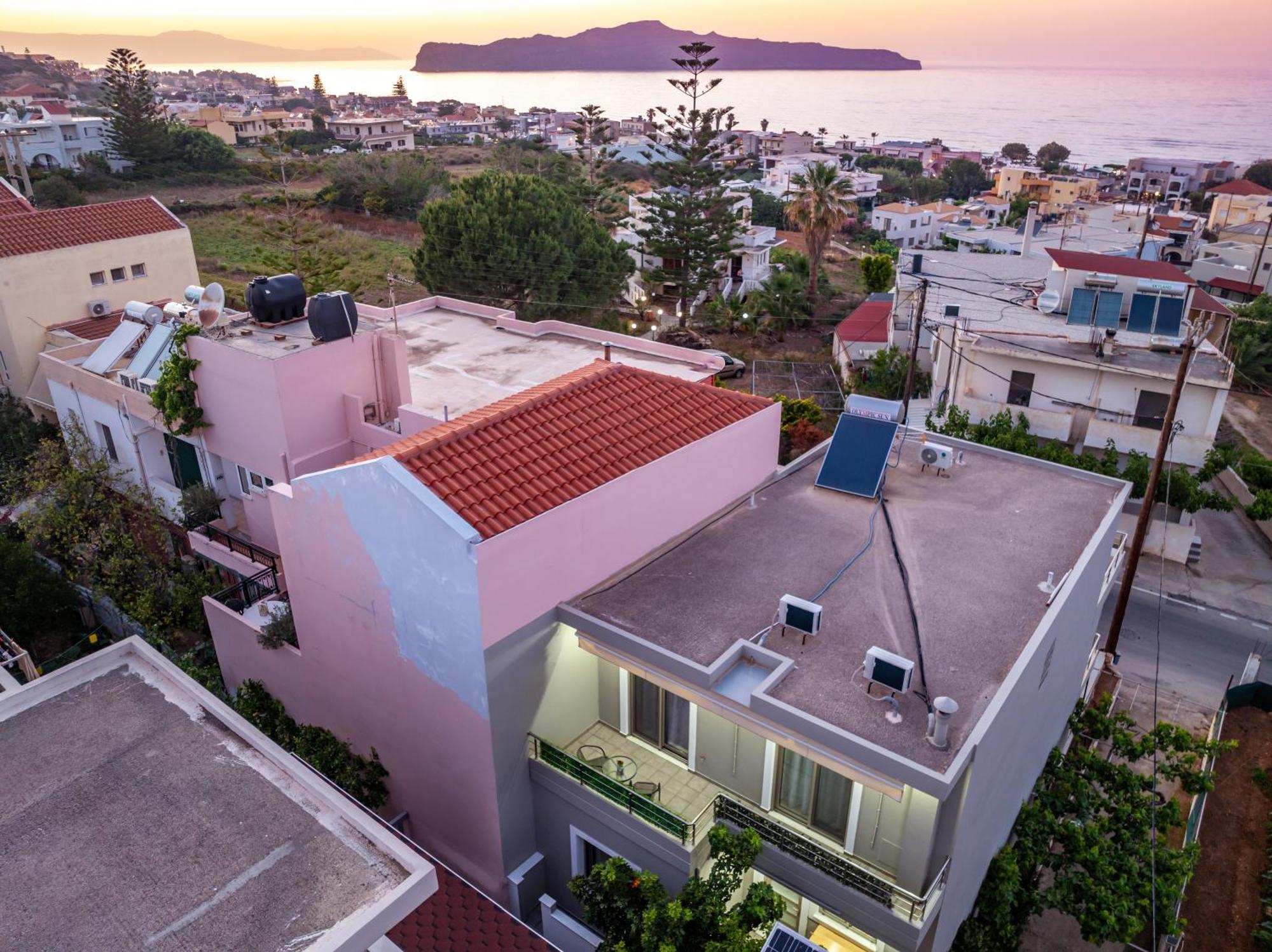 Aria Sea View, Chania Stalos Exterior foto