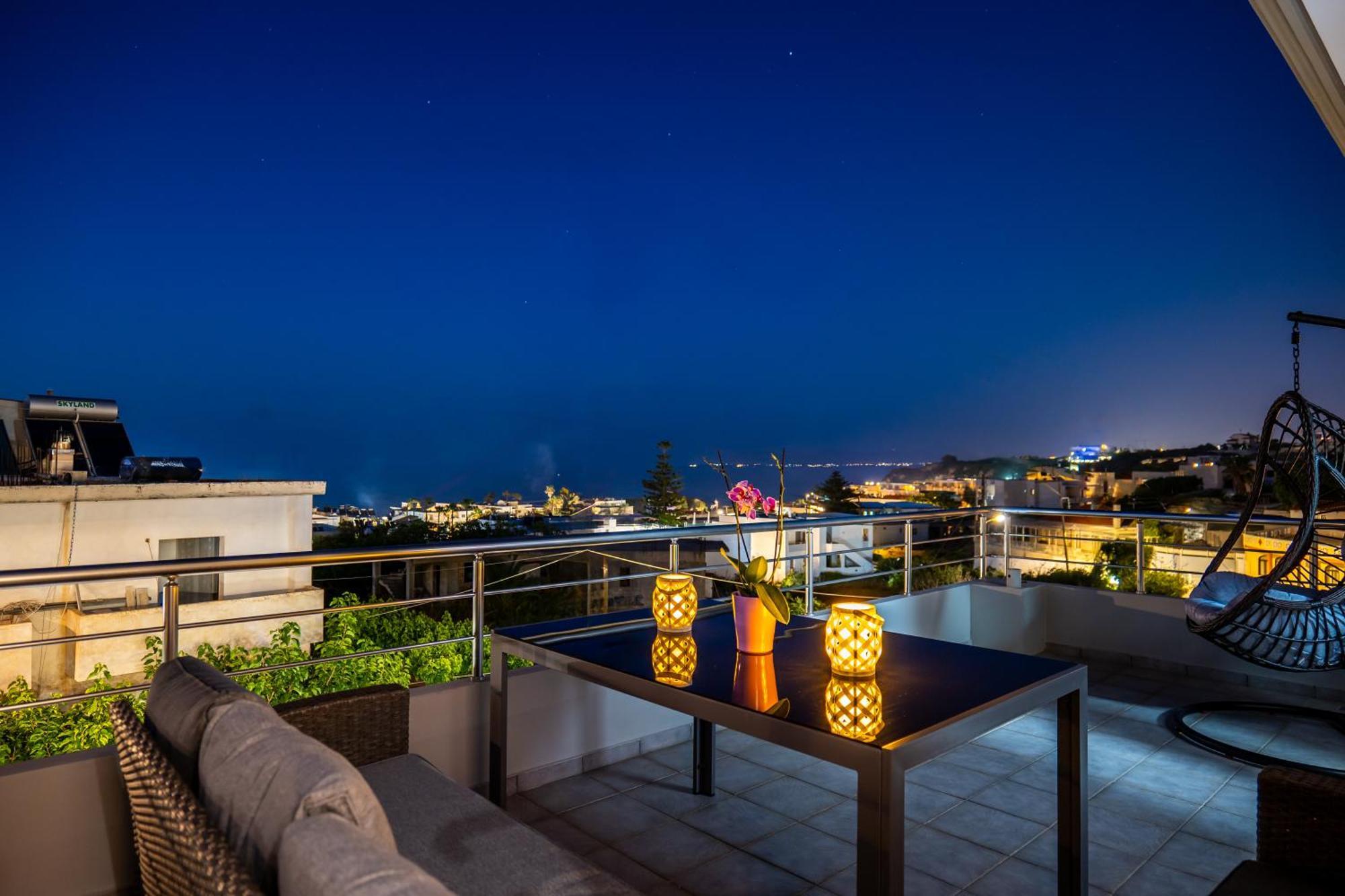 Aria Sea View, Chania Stalos Exterior foto