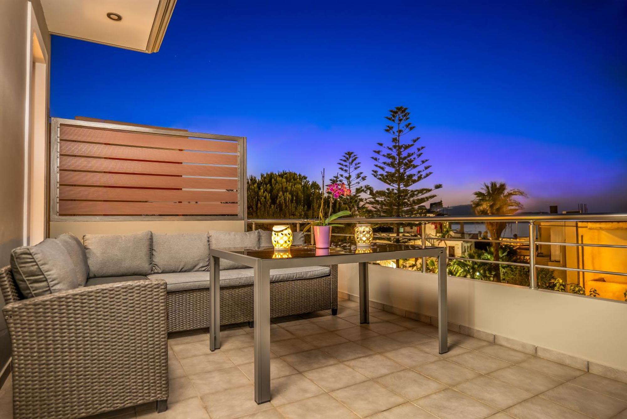 Aria Sea View, Chania Stalos Exterior foto